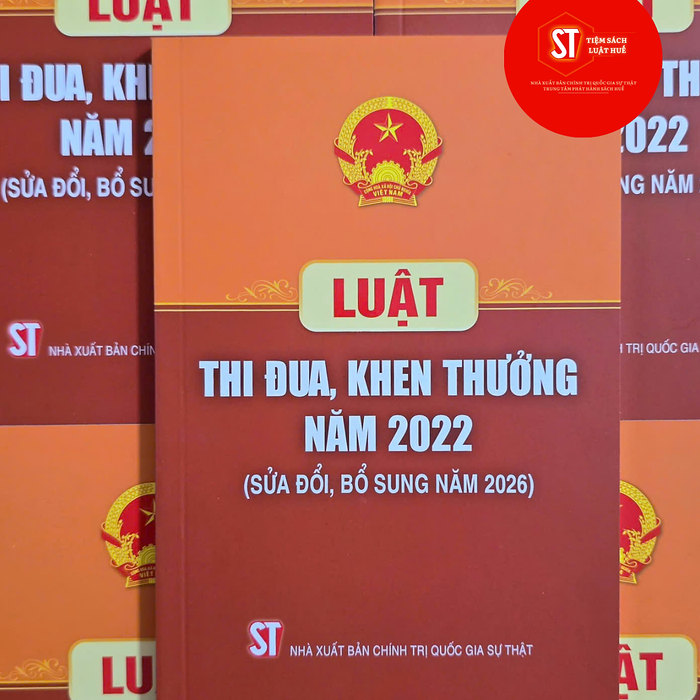 Luật Thi Đua, Khen Thưởng Năm 2022 (Sửa Đổi, Bổ Sung Năm 2026)