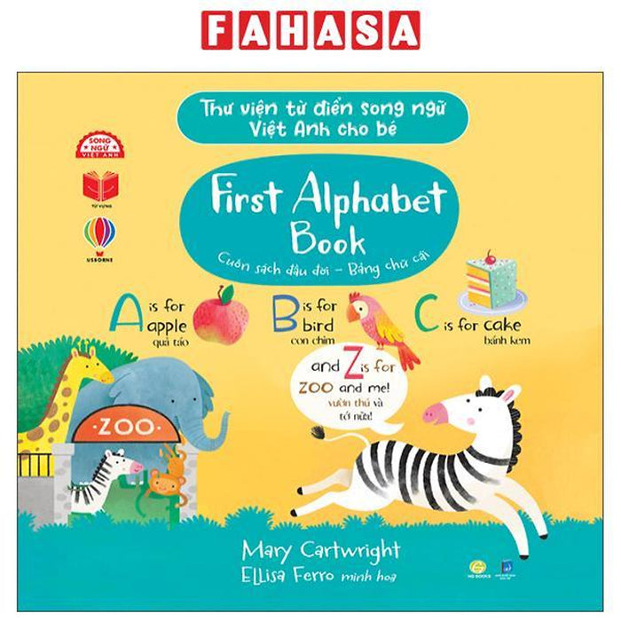 Sách - First Alphabet Book - Cuốn Sách Đầu Đời - Bảng Chữ Cái