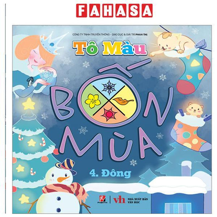 Sách - Tô Màu Bốn Mùa - Đông - Tập 4