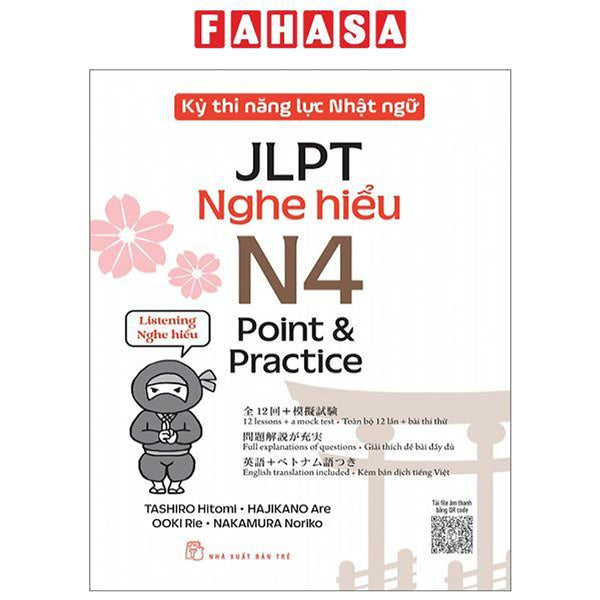 Sách - Kỳ Thi Năng Lực Nhật Ngữ Jlpt - N4 Point & Practice - Nghe Hiểu