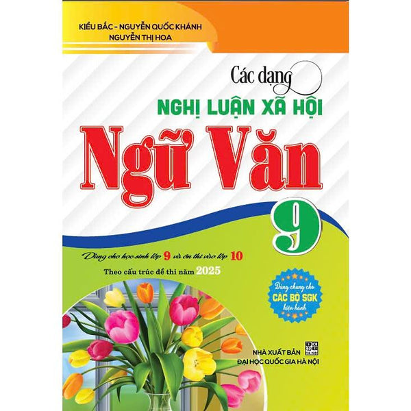 Sách - Các Dạng Nghị Luận Xã Hội Ngữ Văn 9 (Dành Cho Học Sinh Lớp 9 Vào Lớp 10 Theo Cấu Trúc Đề Thi Năm 2025) - Ha
