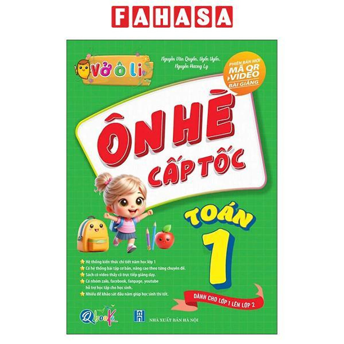 Sách - Vở Ô Li - Ôn Hè Cấp Tốc - Toán 1 - Dành Cho Lớp 1 Lên Lớp 2