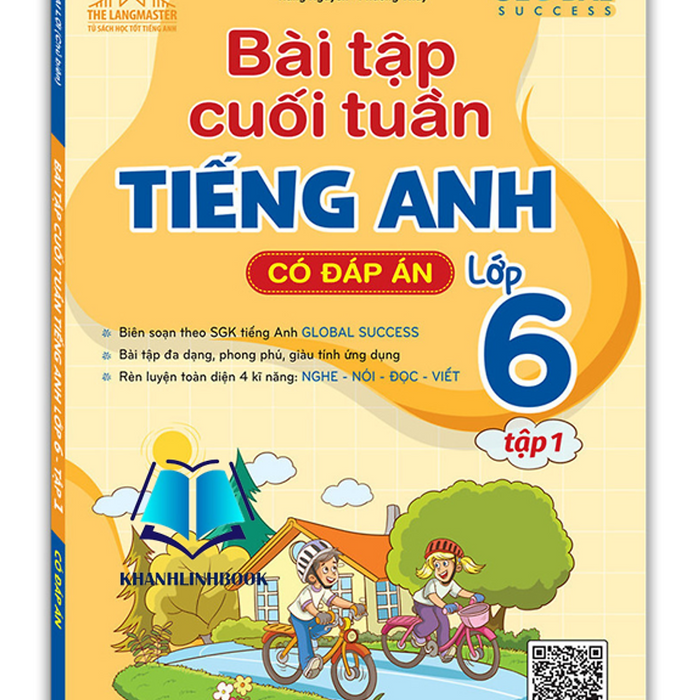 Sách - Global Success - Bài Tập Cuối Tuần Tiếng Anh Lớp 6 - Tập 1 (Có Đáp Án)