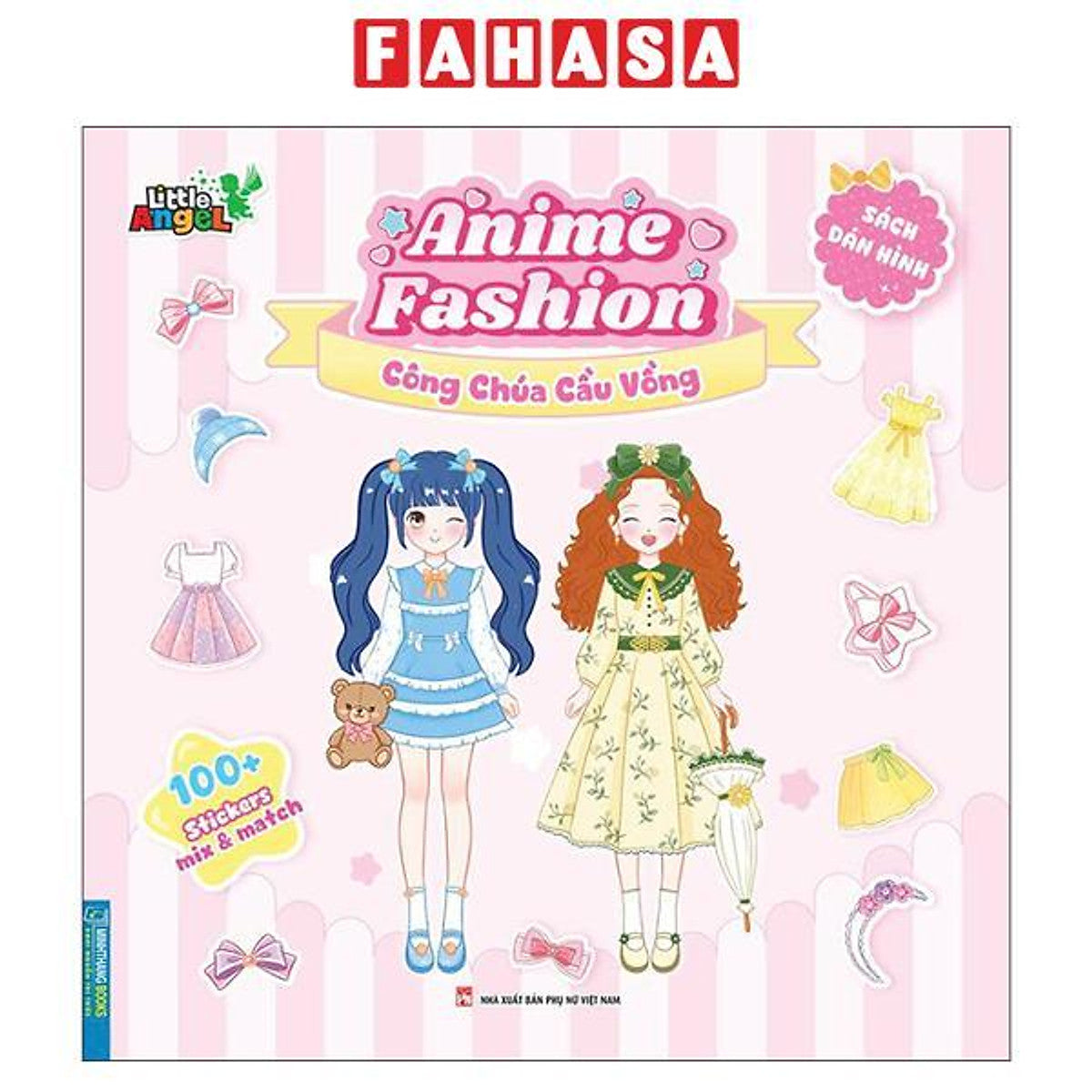 Sách - Sách Dán Hình - Anime Fashion - Cầu Vồng Hạnh Phúc