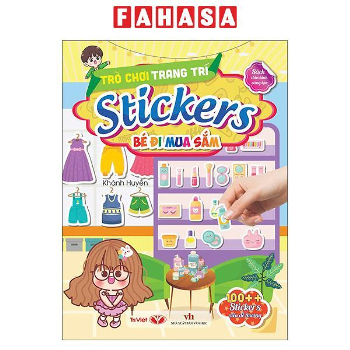 Sách - Trò Chơi Trang Trí Stickers - Bé Đi Mua Sắm