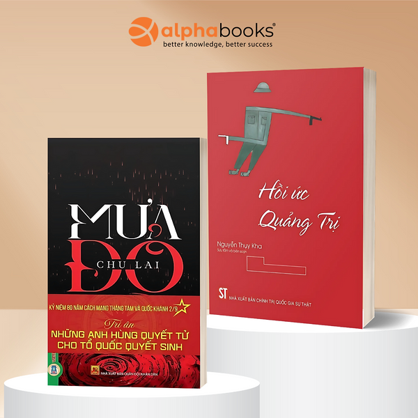 Bộ Sách Quảng Trị 81 Ngày Đêm – Bản Hùng Ca Bất Tử: Mưa Đỏ (Vinabook) + Hồi Ức Quảng Trị (Omega+)