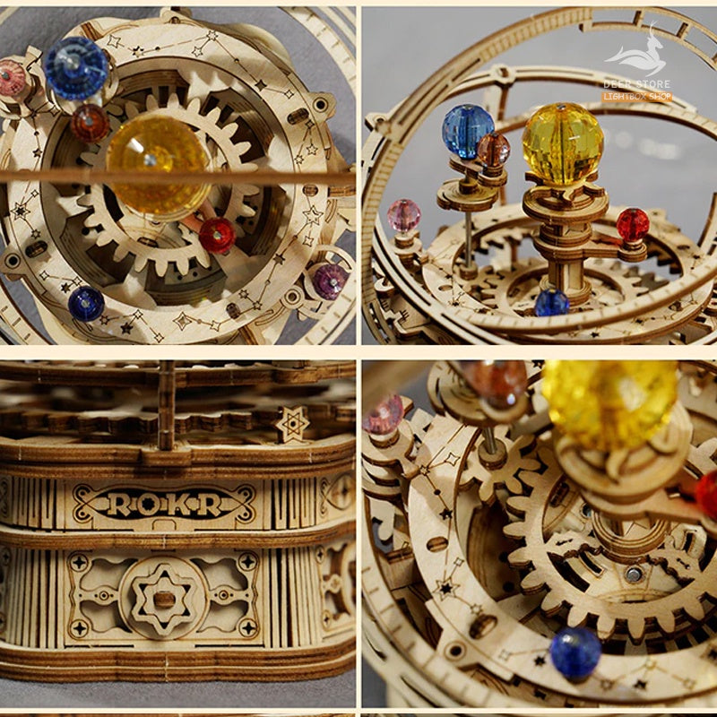 [Bản Tiếng Anh] Hộp nhạc mô hình tự lắp ráp Music Box Robotime | ROKR AMK41 - AMK62 - AMK63