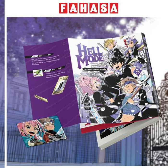 Sách - [Manga] Hell Mode - Game Thủ Xuất Chúng Tung Hoành Chốn Dị Giới Hỗn Nguyên - Triệu Hồi Sư Khởi Nguyên - Tập 5 - Tặng Kèm Thẻ Nhân Vật