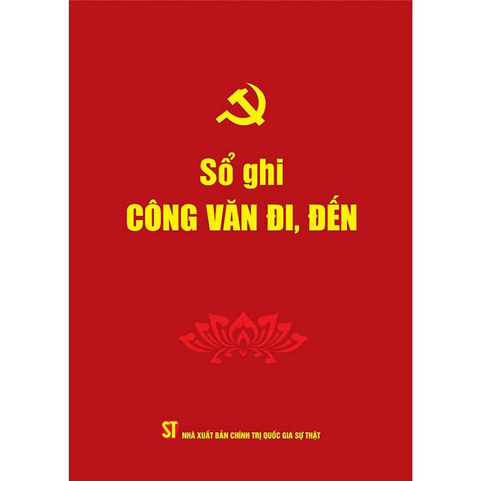Sách Sổ Ghi Công Văn Đi, Đến