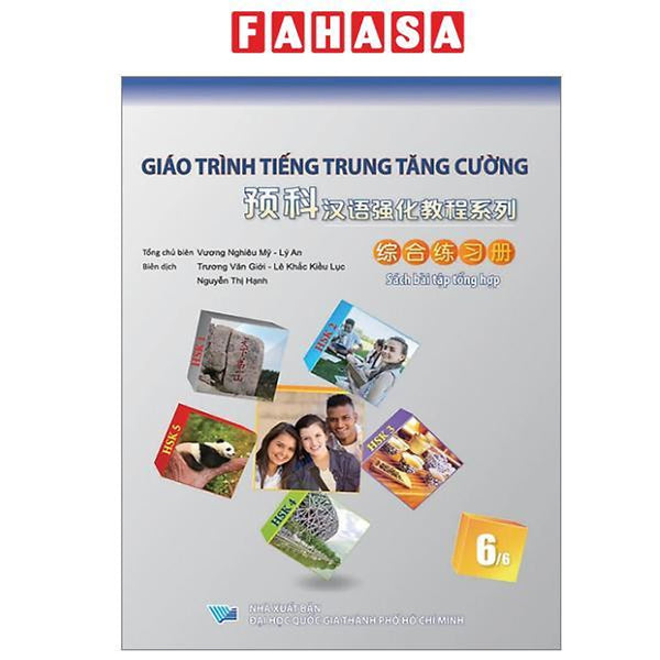Sách - Giáo Trình Tiếng Trung Tăng Cường - Sách Bài Tập Tổng Hợp - Quyển 6/6