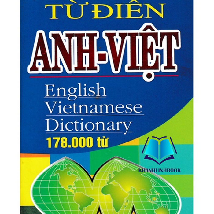 Sách - Từ Điển Anh Việt 178.000 Từ (Ha)
