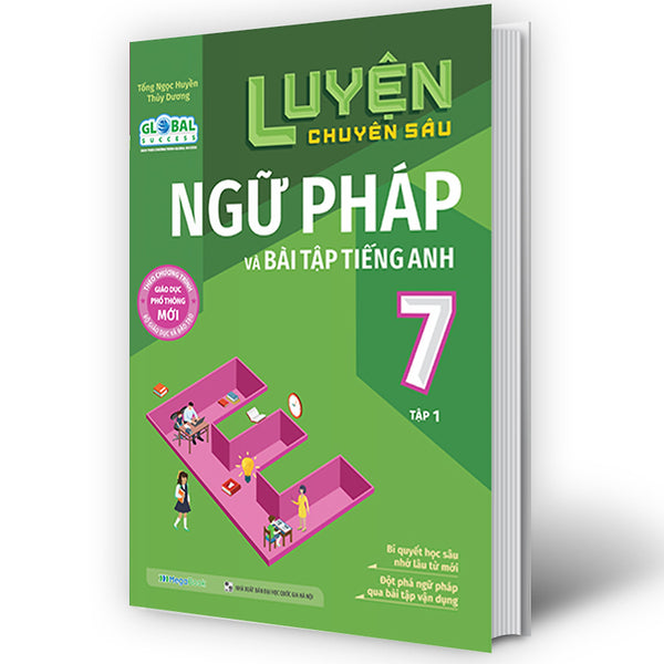 Sách - Luyện Chuyên Sâu Ngữ Pháp Và Bài Tập Tiếng Anh 7 - Tập 1 (Mg)