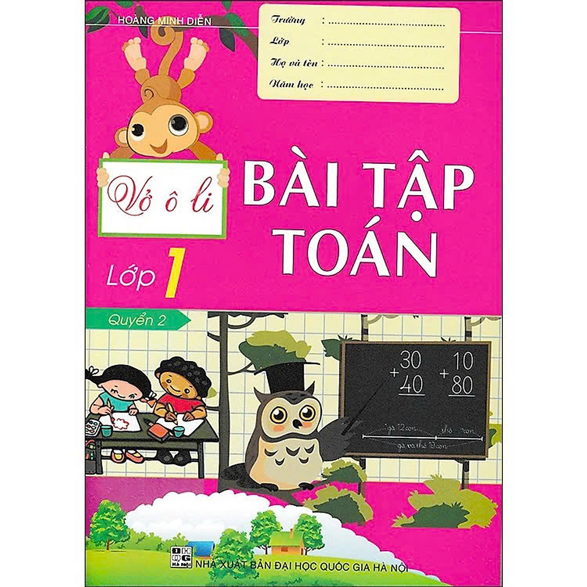 Vở Ô Li Bài Tập Toán Lớp 1 - Quyển 2