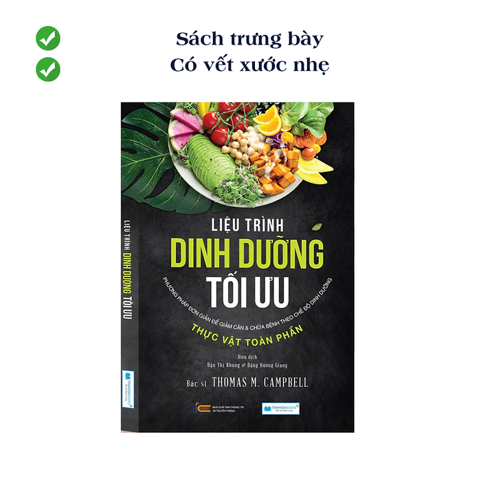 (Ck50%, Sách Trưng Bày, Xả Kho Cuối Năm) Liệu Trình Dinh Dưỡng Tối Ưu (Tb)