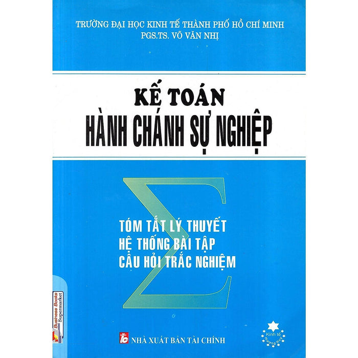 Sách - Kế Toán Hành Chánh Sự Nghiệp - Ns Kinh Tế