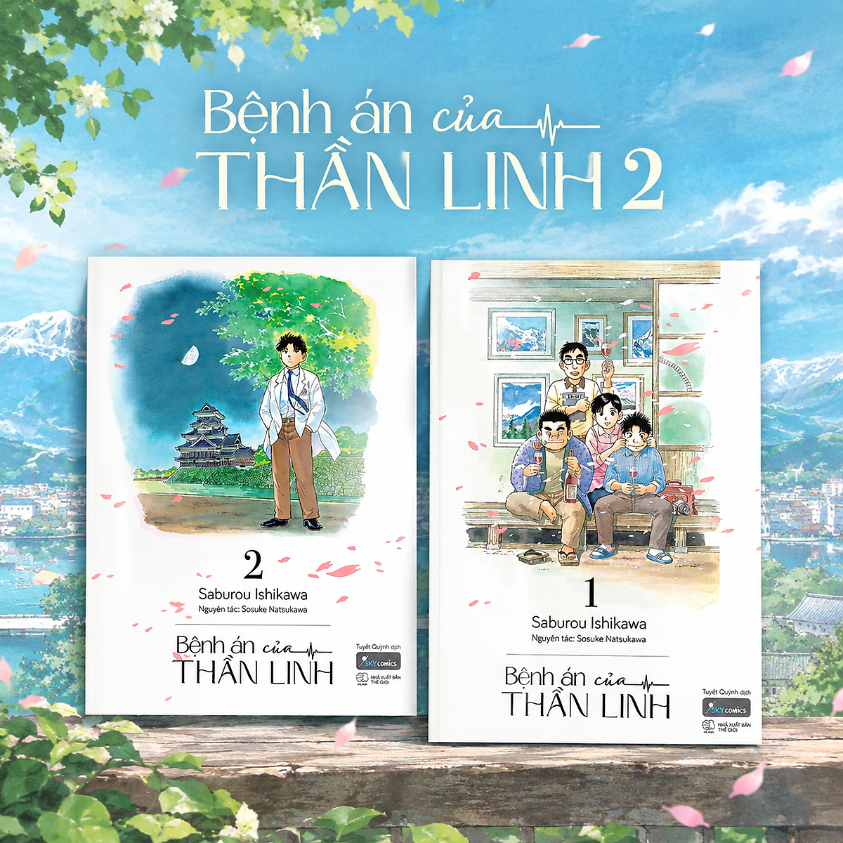 (Bộ 2 Tập) Bệnh Án Của Thần Linh – Sosuke Natsukawa – Tuyết Quỳnh Dịch – Az Việt Nam – Nxb Thế Giới
