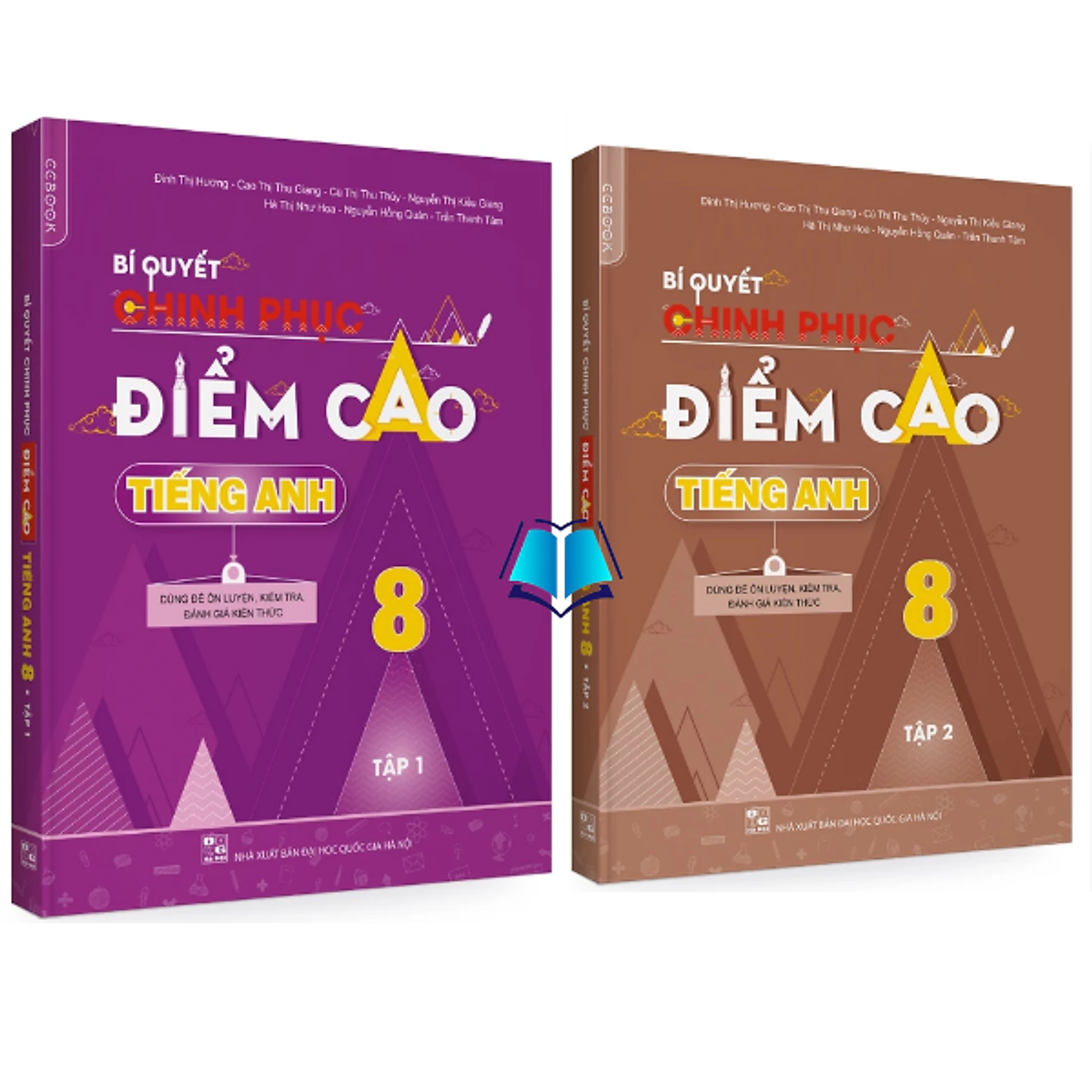 Sách - Bí Quyết Chinh Phục Điểm Cao Tiếng Anh 8 Tập 1 + 2