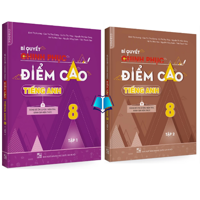 Sách - Bí Quyết Chinh Phục Điểm Cao Tiếng Anh 8 Tập 1 + 2