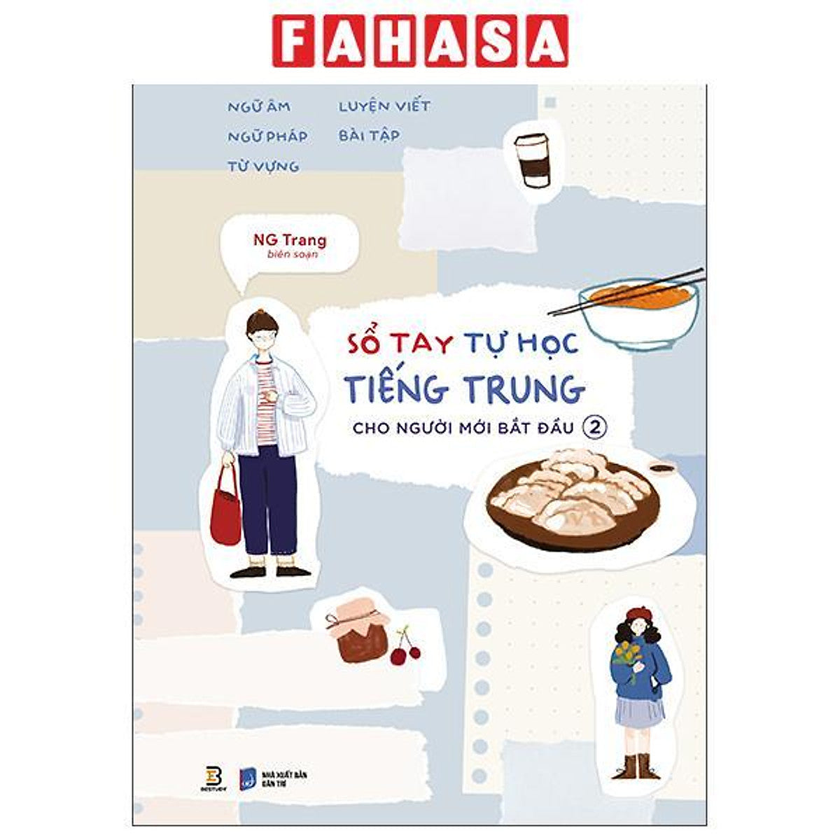 Sách - Takenote 5-In-1 - Ngữ Âm-Ngữ Pháp-Từ Vựng-Luyện Viết-Bài Tập - Sổ Tay Tự Học Tiếng Trung Cho Người Mới Bắt Đầu - Tập 2