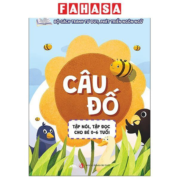 Sách - Bộ Sách Tranh Tư Duy, Phát Triển Ngôn Ngữ - Tập Nói, Tập Đọc Cho Bé 0-6 Tuổi - Câu Đố