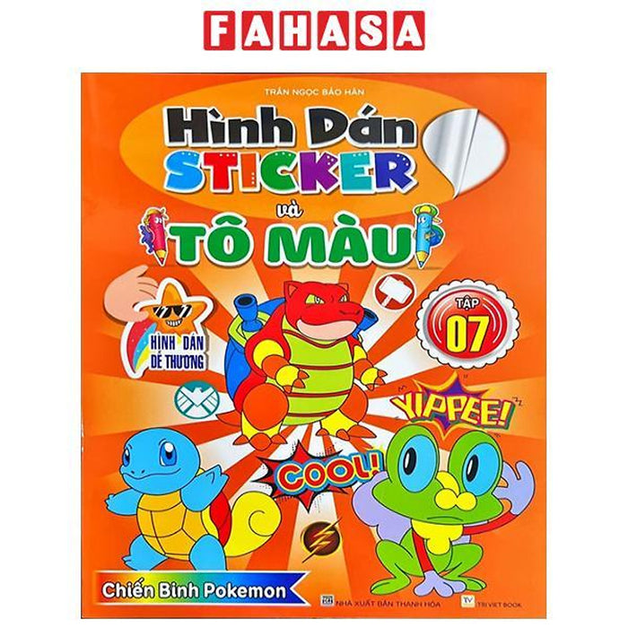 Sách - Hình Dán Sticker Và Tô Màu - Tập 7
