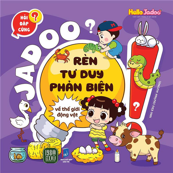 Sách - Jadoo Rèn Luyện Tư Duy Phản Biện Cho Trẻ
