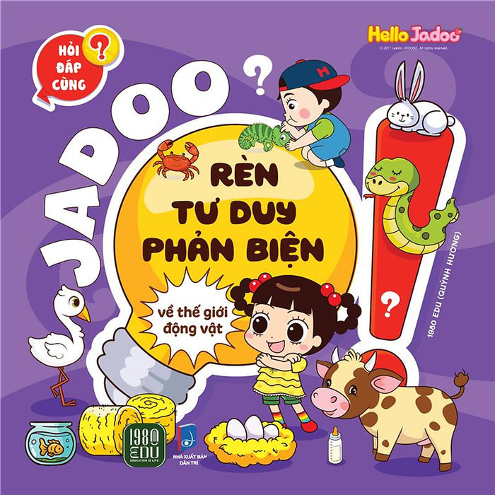 Sách - Jadoo Rèn Luyện Tư Duy Phản Biện Cho Trẻ