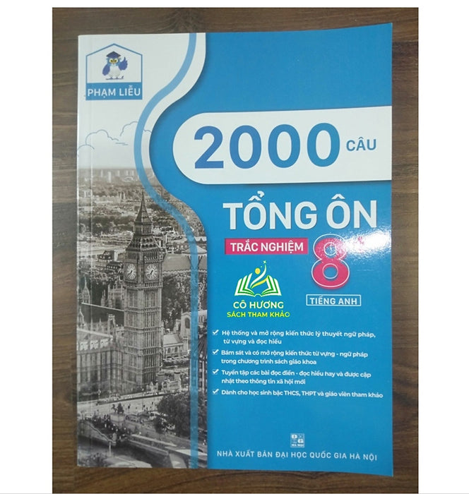 Sách - 2000 Câu Tổng Ôn Trắc Nghiệm Tiếng Anh 8+