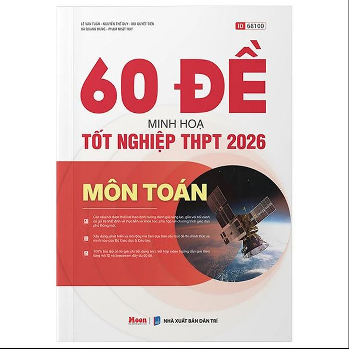 Sách 60 Đề Minh Họa Tốt Nghiệp Thpt 2026 - Môn Toán