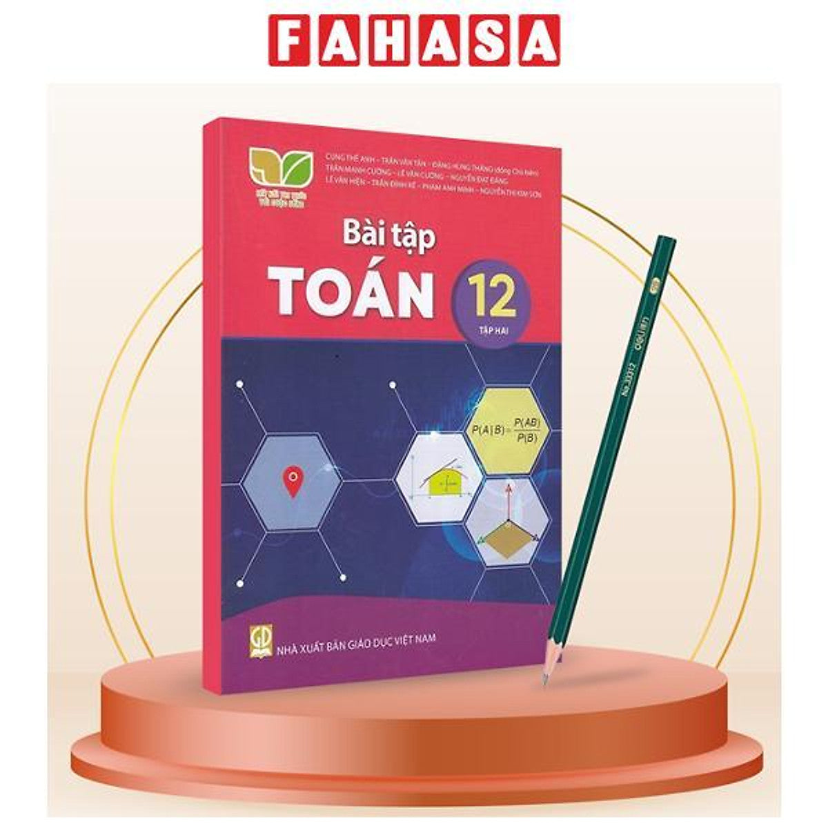 Sách - Bài Tập Toán 12 - Tập 2 (Kết Nối) (Chuẩn) - Kèm Bút Chì 2B Deli 33312-2B