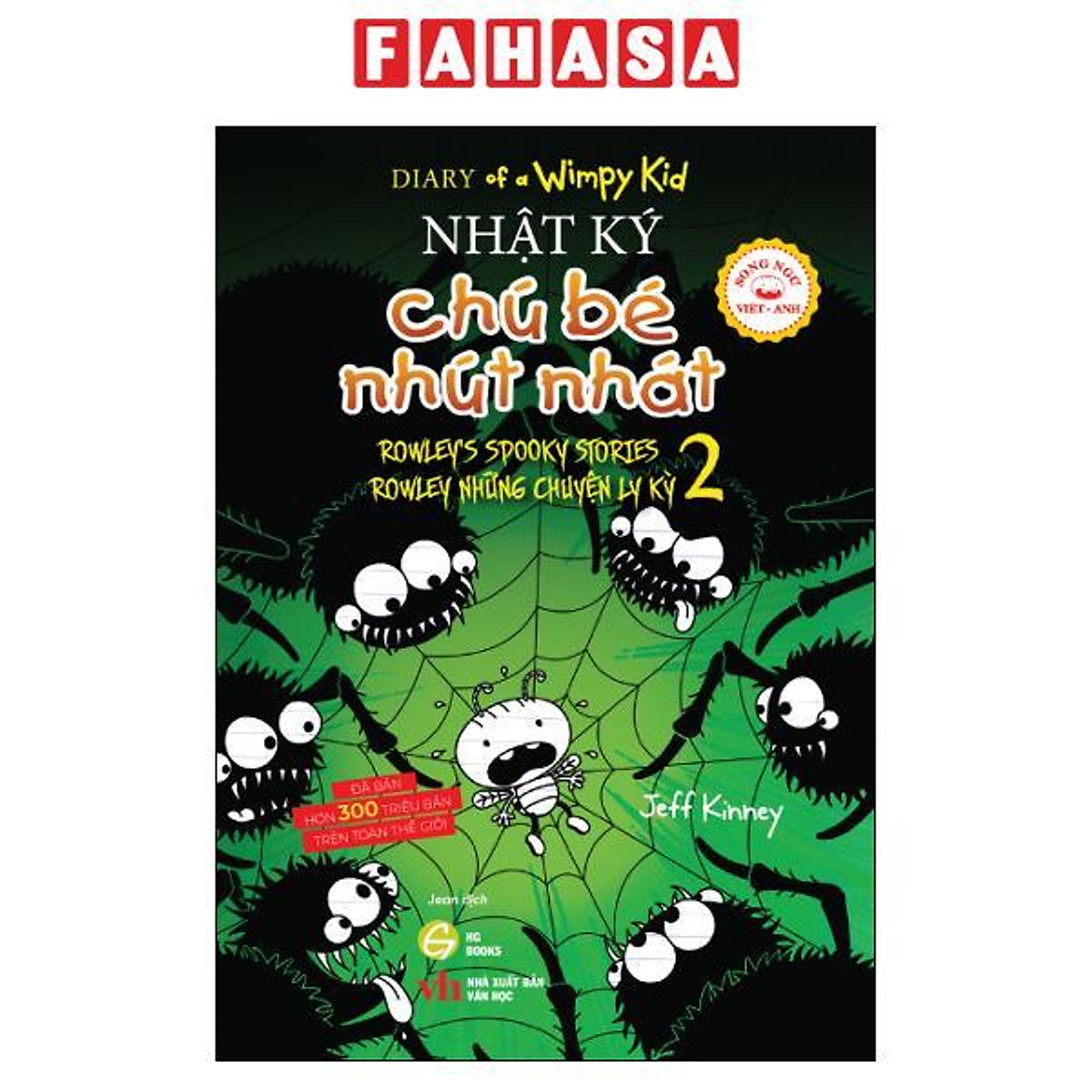Sách - Diary Of A Wimpy Kid - Nhật Ký Chú Bé Nhút Nhát - Ngoại Truyện - Tập 4 - Rowley'S Spooky Stories 2 - Rowleys Những Chuyện Ly Kỳ 2 (Song Ngữ Việt-Anh)