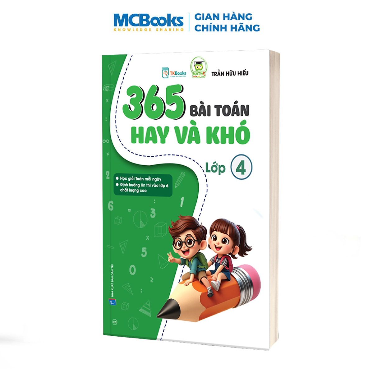 Sách - 365 Bài Toán Hay Và Khó Lớp 4 - Thầy Trần Hữu Hiếu