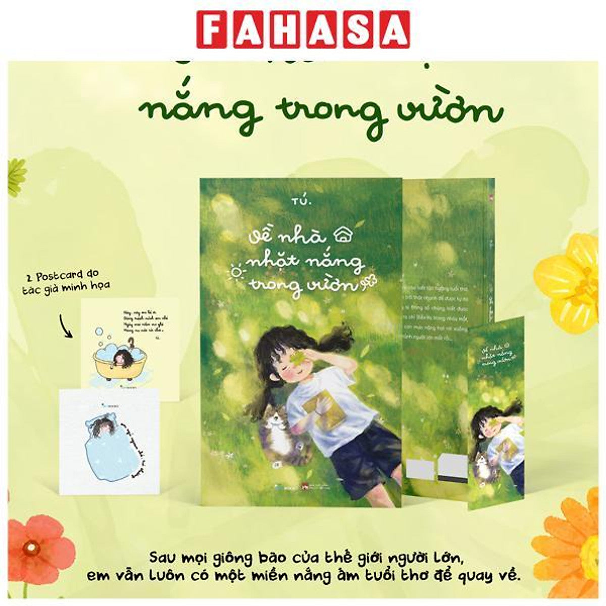 Sách - Về Nhà Nhặt Nắng Trong Vườn - Bản Đặc Biệt - Tặng Kèm 1 Bookmark + 2 Postcard