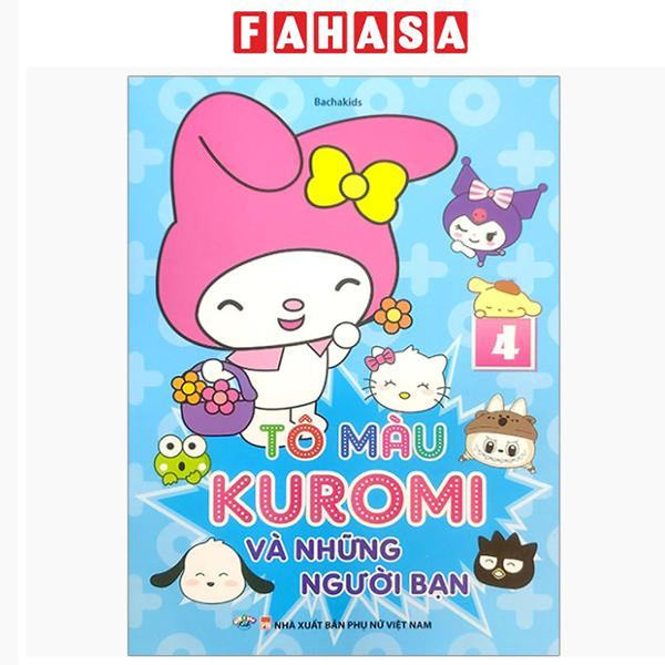 Sách - Tô Màu Kuromi Và Những Người Bạn 4