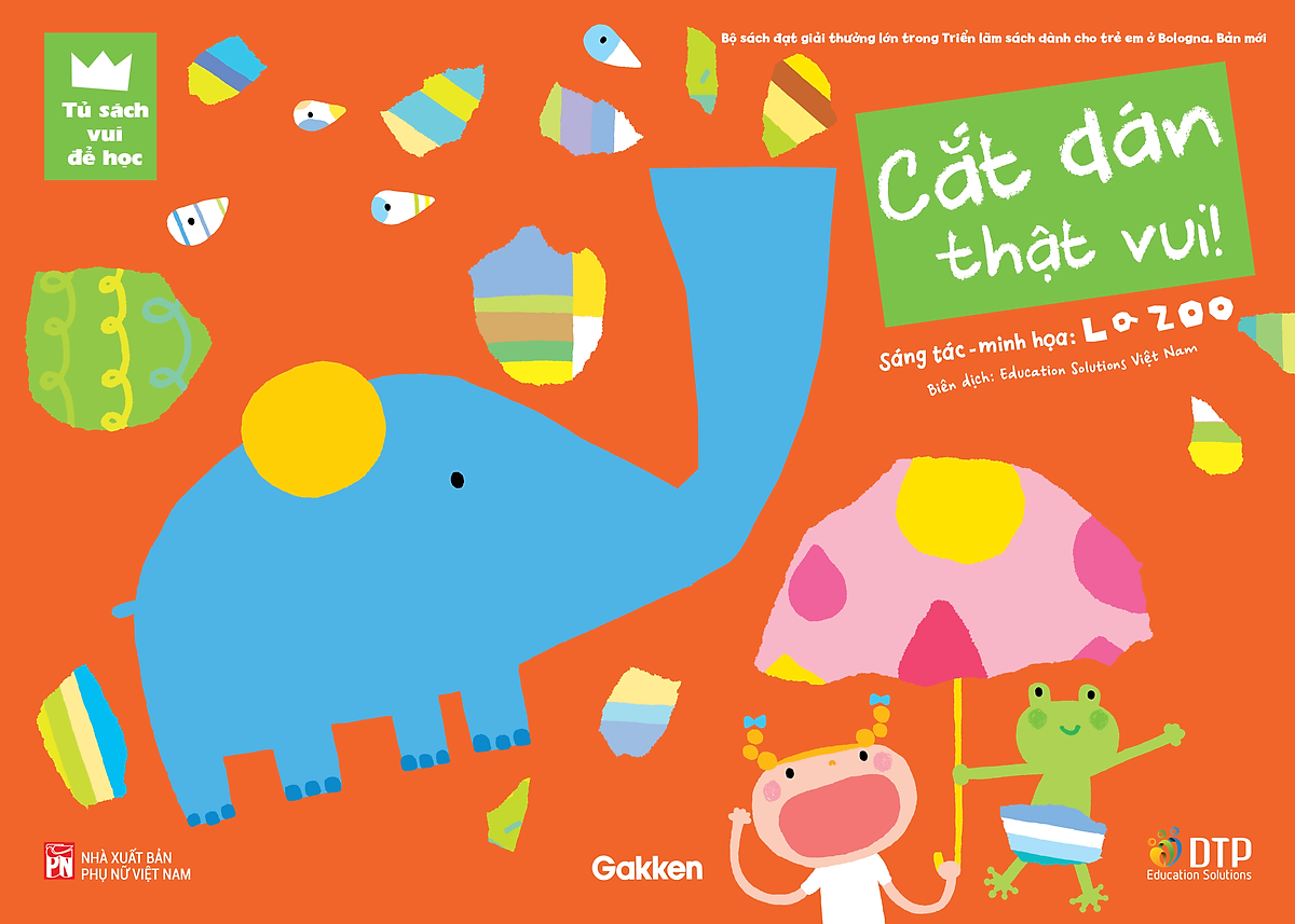 Sách - Dtpbooks - Cắt Dán Thật Vui! - Tủ Sách Vui Để Học