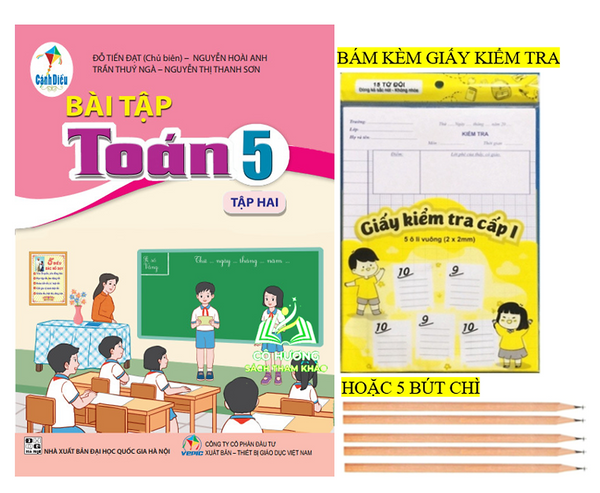 Sách - Bài Tập Toán 5 - Tập 2 (Cánh Diều)