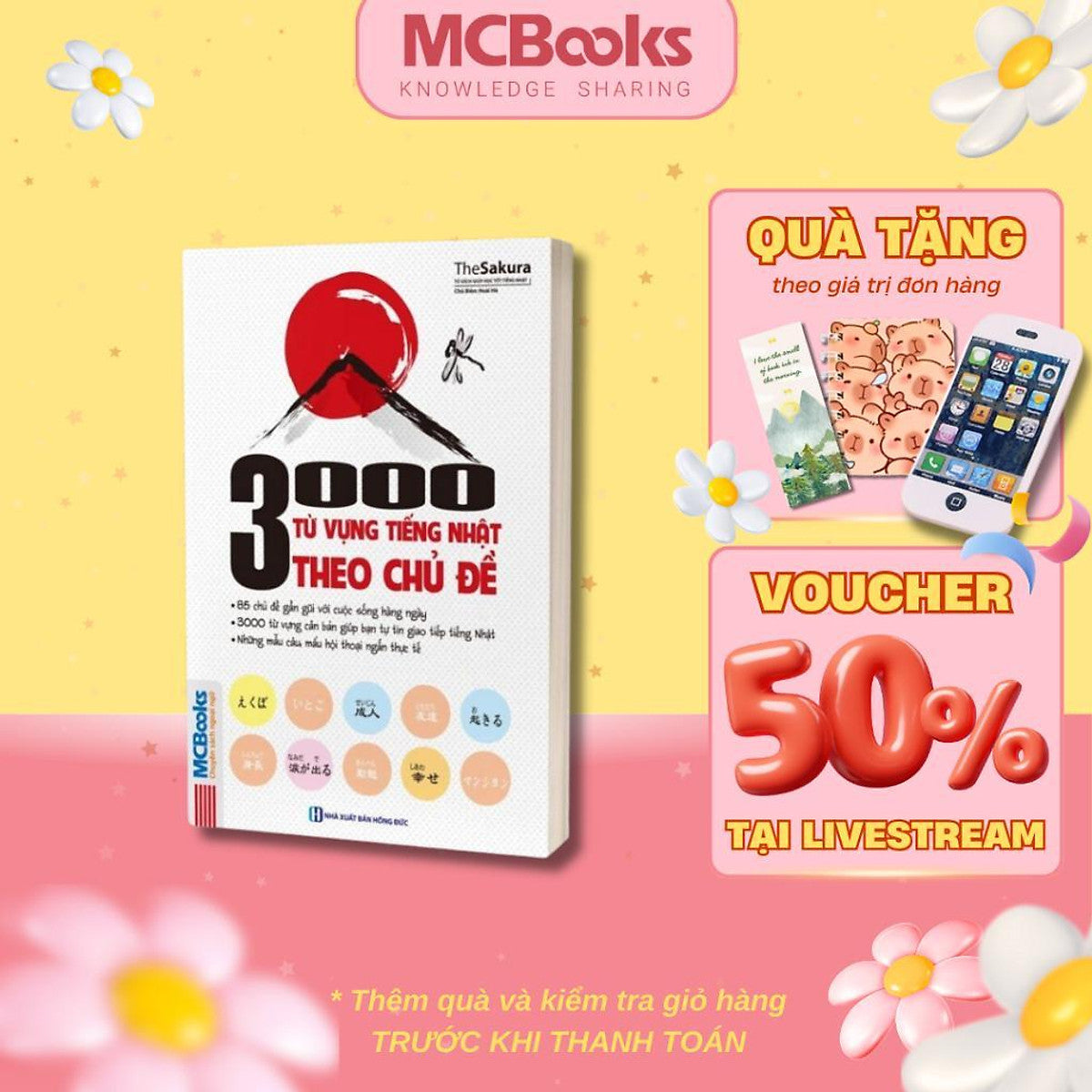 Sách - 3000 Từ Vựng Tiếng  Nhật Theo Chủ Đề  - Mcbooks