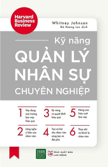 Kỹ Năng Quản Lý Nhân Sự Chuyên Nghiệp (Tái Bản Năm 2024)