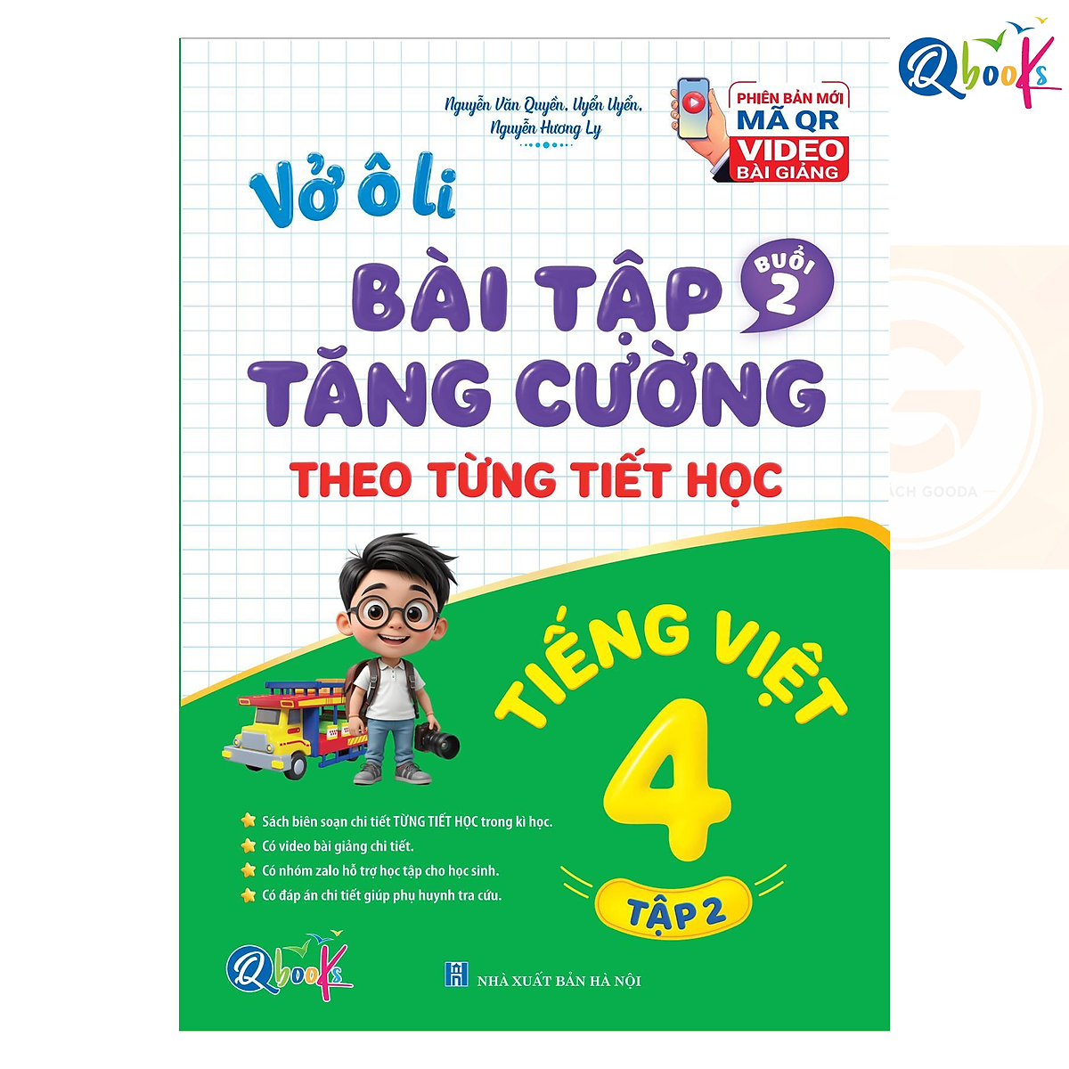 Vở Ô Li Bài Tập Tăng Cường Tiếng Việt 4 Tập 2 (Buổi 2) - Kèm Mã Qr Video Bài Giảng Và Đáp Án