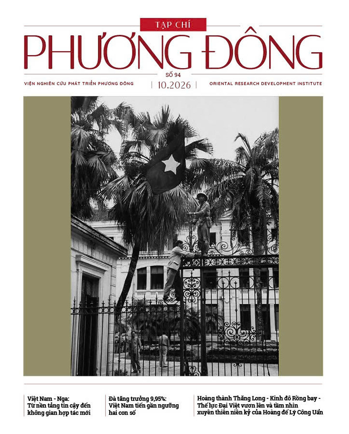 (Số 94) Tạp Chí Phương Đông 10/2026 – Viện Nghiên Cứu Phát Triển Phương Đông