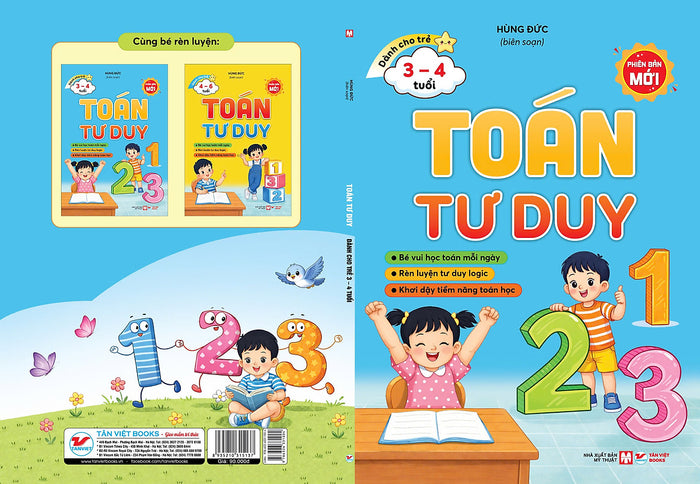 Bộ Toán Tư Duy – Phiên Bản Mới Dành Cho Trẻ 3–4 Tuổi