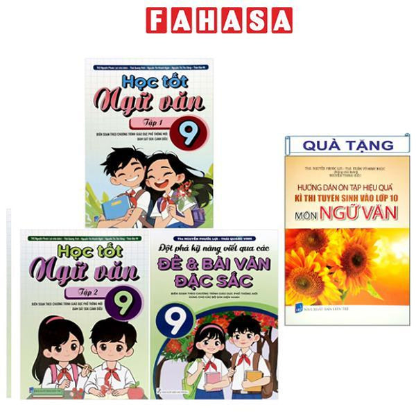 Sách - Bộ Sách Học Tốt Ngữ Văn 9 (Bộ 3 Cuốn) - Tặng Kèm Sách Hướng Dẫn Ôn Tập Hiệu Quả Kì Thi Tuyển Sinh Vào Lớp 10 Môn Ngữ Văn