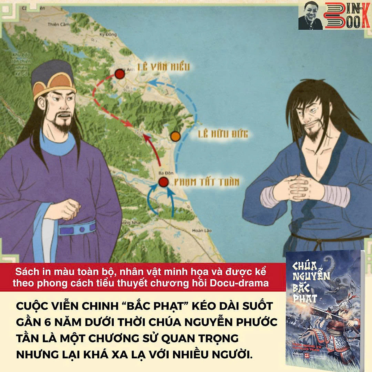 (Chữ Ký Tác Giả, Kèm Quà Tặng) Chúa Nguyễn Bắc Phạt – Trần Hoàng Vũ – Nhà Xuất Bản Tổng Hợp Tphcm – Vietales