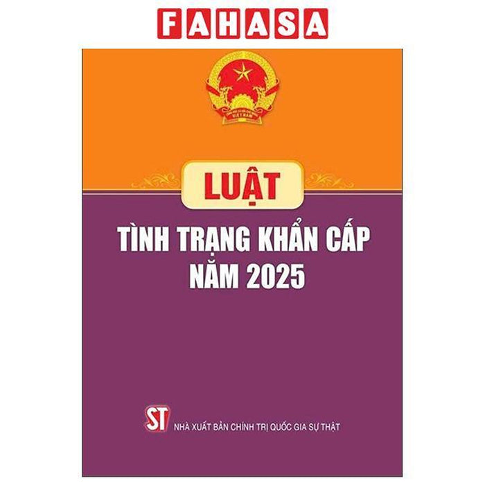 Sách - Luật Tình Trạng Khẩn Cấp Năm 2025