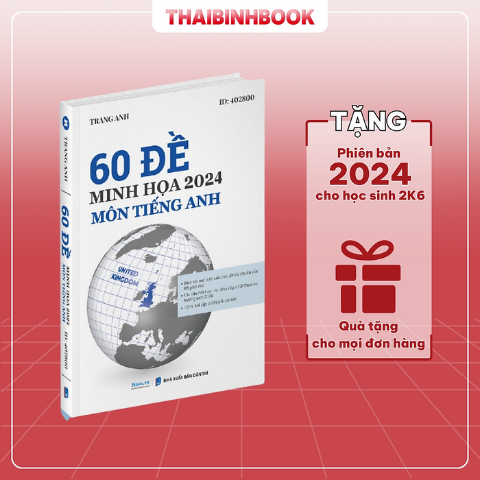 Sách 60 Đề Minh Họa Môn Tiếng Anh (Cô Trang Anh)