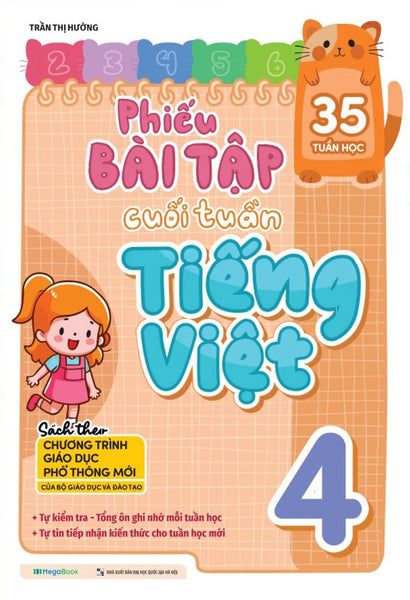 Phiếu Bài Tập Cuối Tuần Tiếng Việt 4 (35 Tuần Học) -Mega