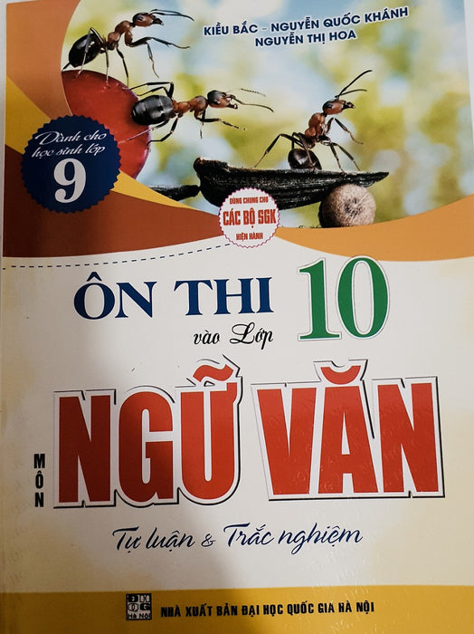 Sách Ôn Thi Vào Lớp 10 Ngữ Văn ( Tự Luận Và Trắc Nghiệm ) Ha