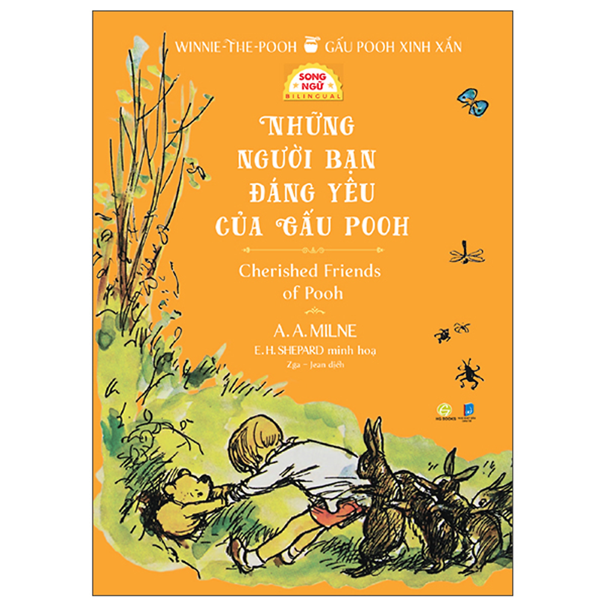 Sách Những Người Bạn Đáng Yêu Của Gấu Pooh (Song Ngữ Việt Anh)