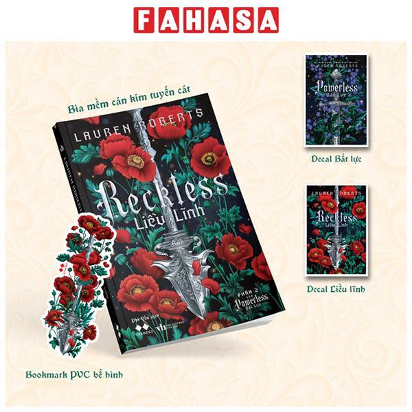 Sách - Reckless - Liều Lĩnh - Tặng Kèm Bookmark Pvc + Decal 7 Màu Bất Lực + Decal 7 Màu Liều Lĩnh
