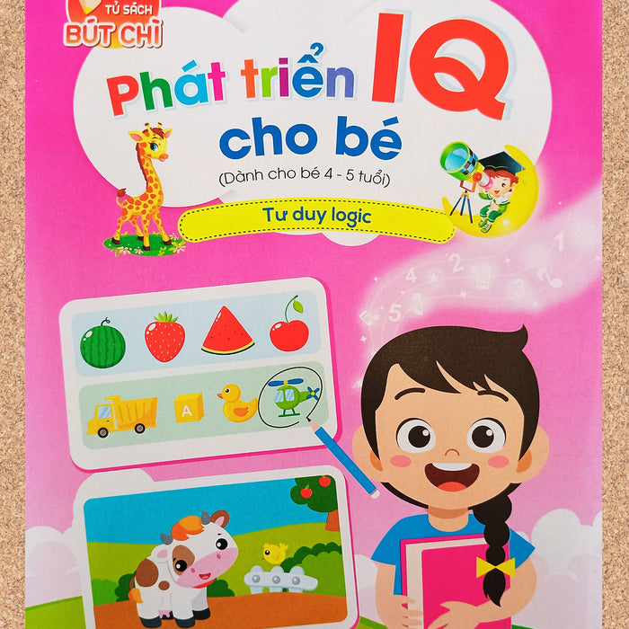 Sách Phát Triển Iq Cho Bé Dành Cho Trẻ Từ 4 Đến 5 Tuổi (Bộ 8 Cuốn)